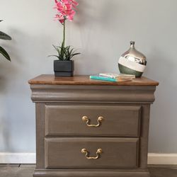 Renovated Chippendale-Style Mahogany Nightstand