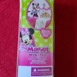 NiB Minnie Mouse Mega Pack Wall Decal Set