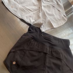 Lululemon Short And Bicycle Shorts 