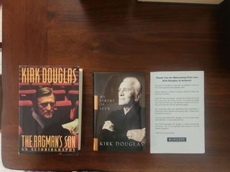 Autographed Kirk Douglas Books