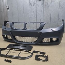 Bmw 09-11 E90 LCI Mtech Sport style front bumper kit.  328i 335i 4door.  NEW