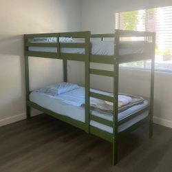 Wooden Bunk Bed Frame Only