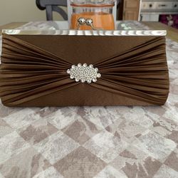 Brown Clutch Purse