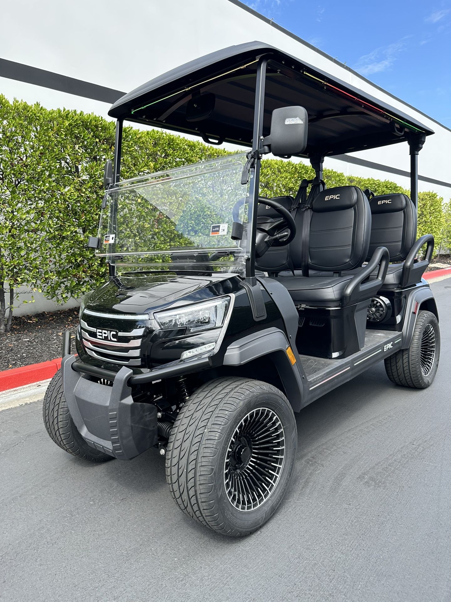 New Epic E40FX Street Legal Golf Cart LSV Nev 4 Passenger