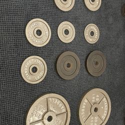 Olympic Plates  2” - 140 Lbs - Weightlifting Equipment - ACCEPTING OFFERS