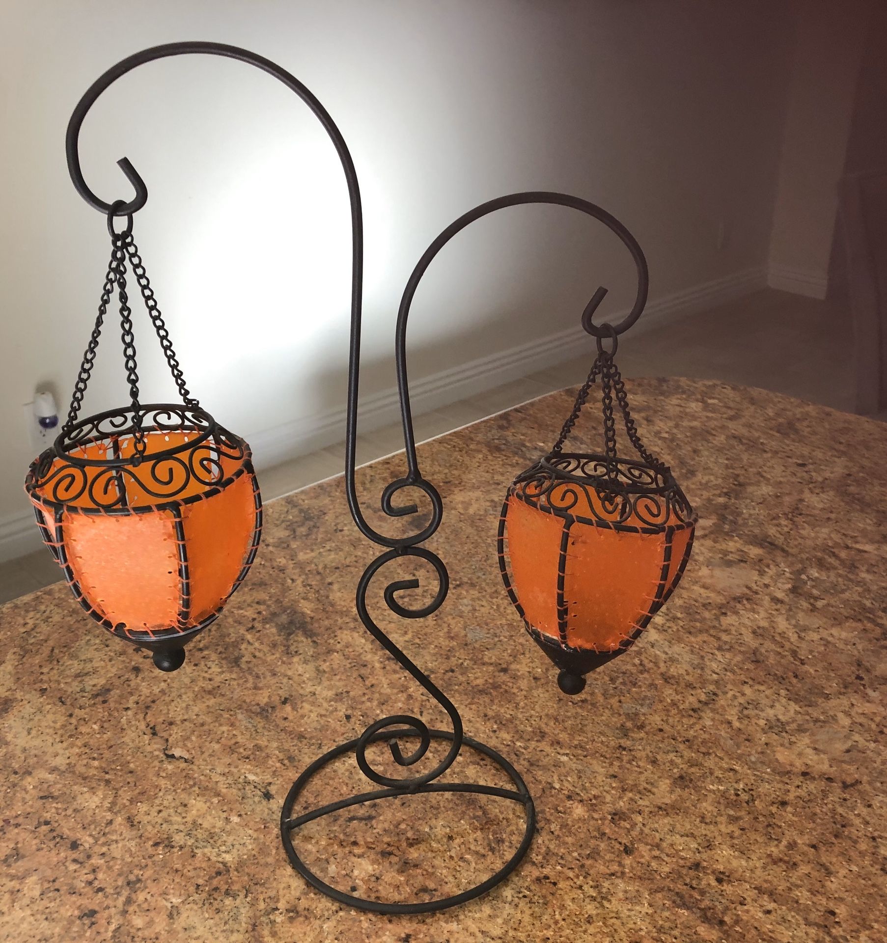 Cute outdoor candle holder