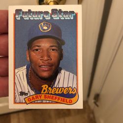 Gary Sheffield rare rookie card