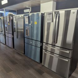 $289 To $2099 Many Refrigerators In Stock.  New Scratch And Dent Comes With 1 Year Warranty, Financing Options, 47 Hr Delivery.