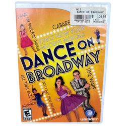 Dance on Broadway (Nintendo Wii, 2010) Complete With Manuel Tested!