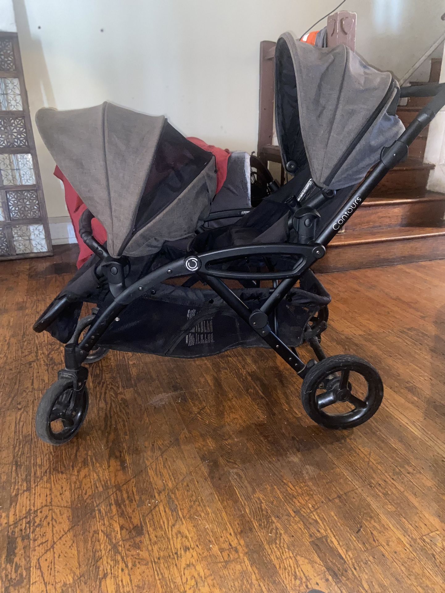Contours Double Toddler+Infant Stroller