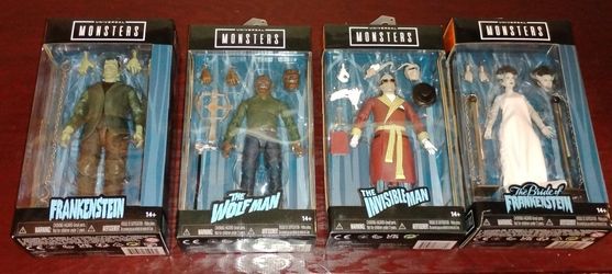 Universal Monsters "Jada Toys" 4 Different Figures 