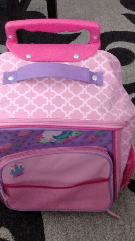 Rolling Carry On Suitcases ( One Pink & One Blue)
