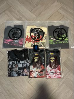 Bape tees,Alocs,Hellstar