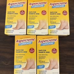 Aspercreme With Lidocaine For Diabetes