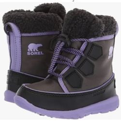 Sorel Whitney snow boots, girl 5Y