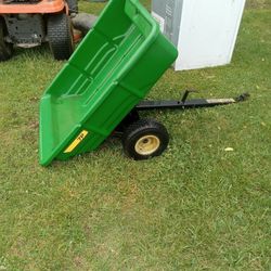 John Deere 7p lawn mower trailer 