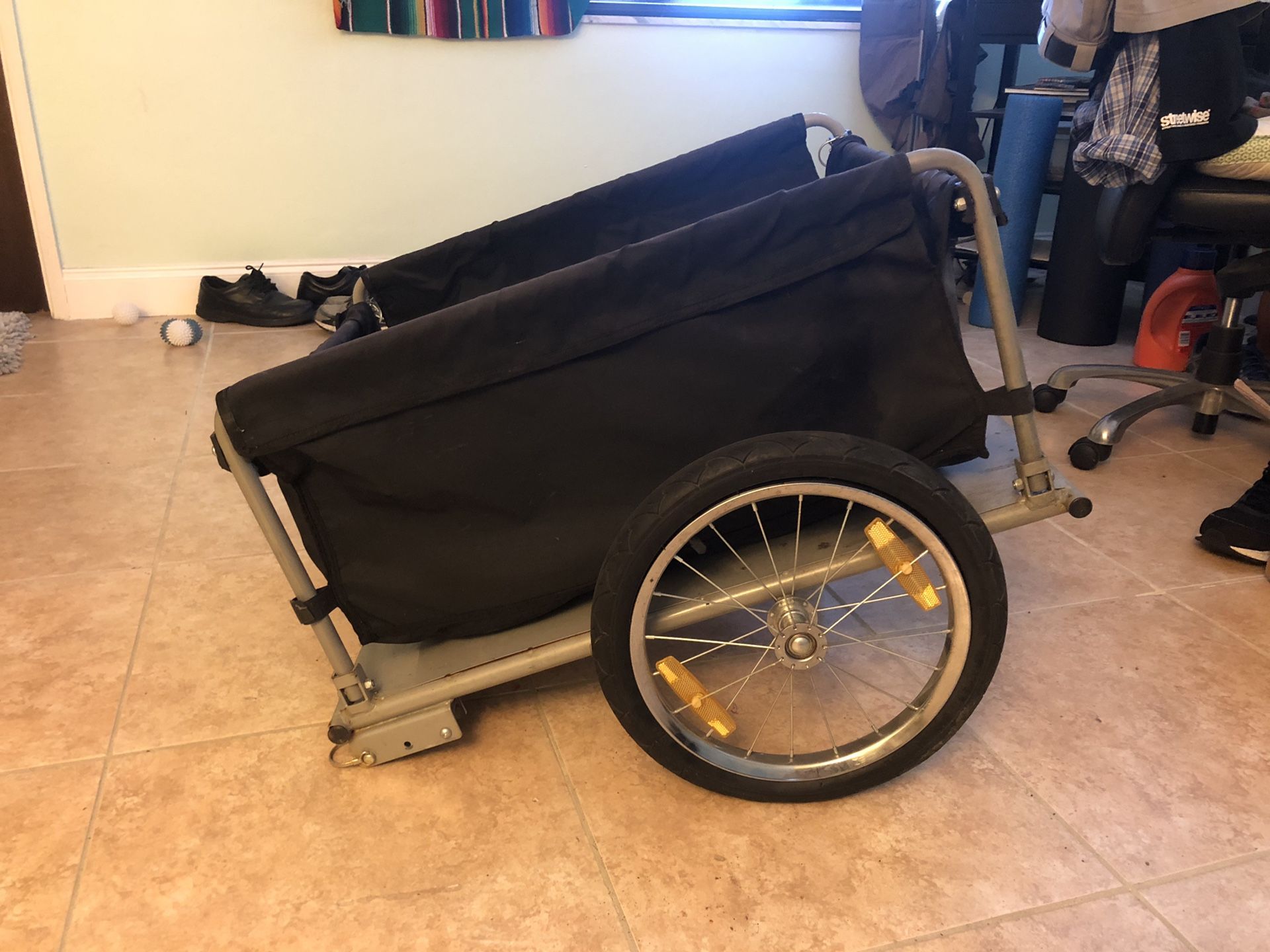 tow behind bike wagon