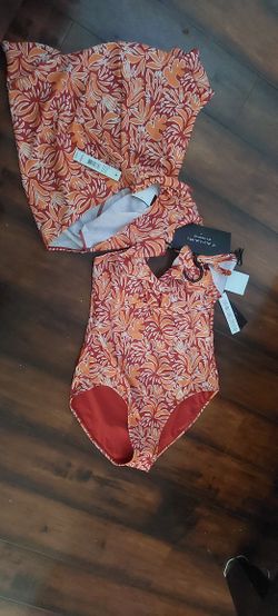 Women Bathing Sout With Coverup New W Tags