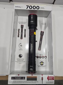 Infinity X1 7000L Dual Power Rechargeable Flashlight
