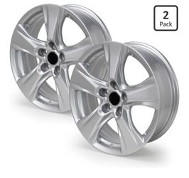New in the box set of 2 17" Wheel Rim 17x7-inch 5-Lug Silver, for 2019-23 Toyota RAV4, Replacement Alloy Rims(E616)