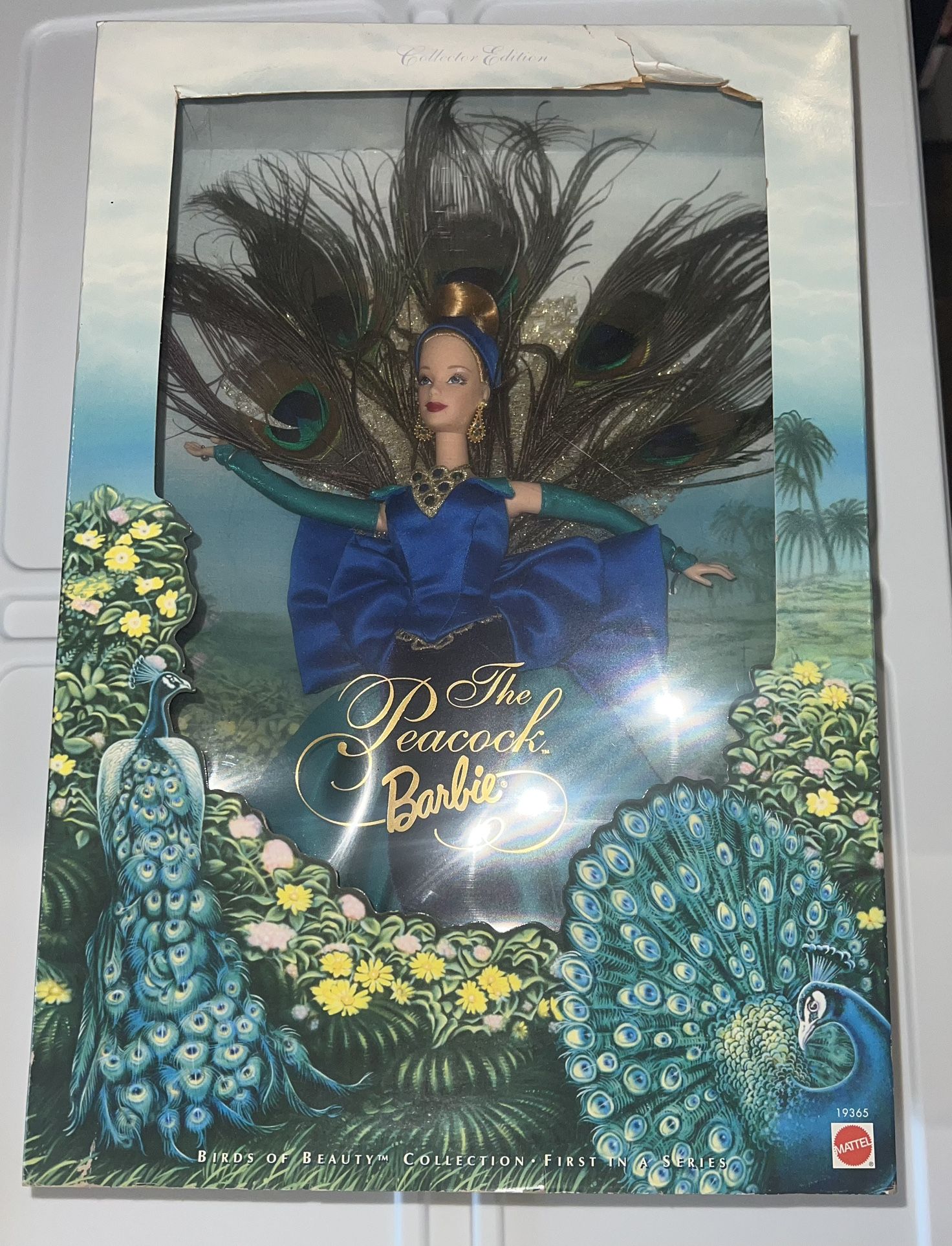1998 'Birds of Beauty' The Peacock Barbie Doll in Original Box (19365)