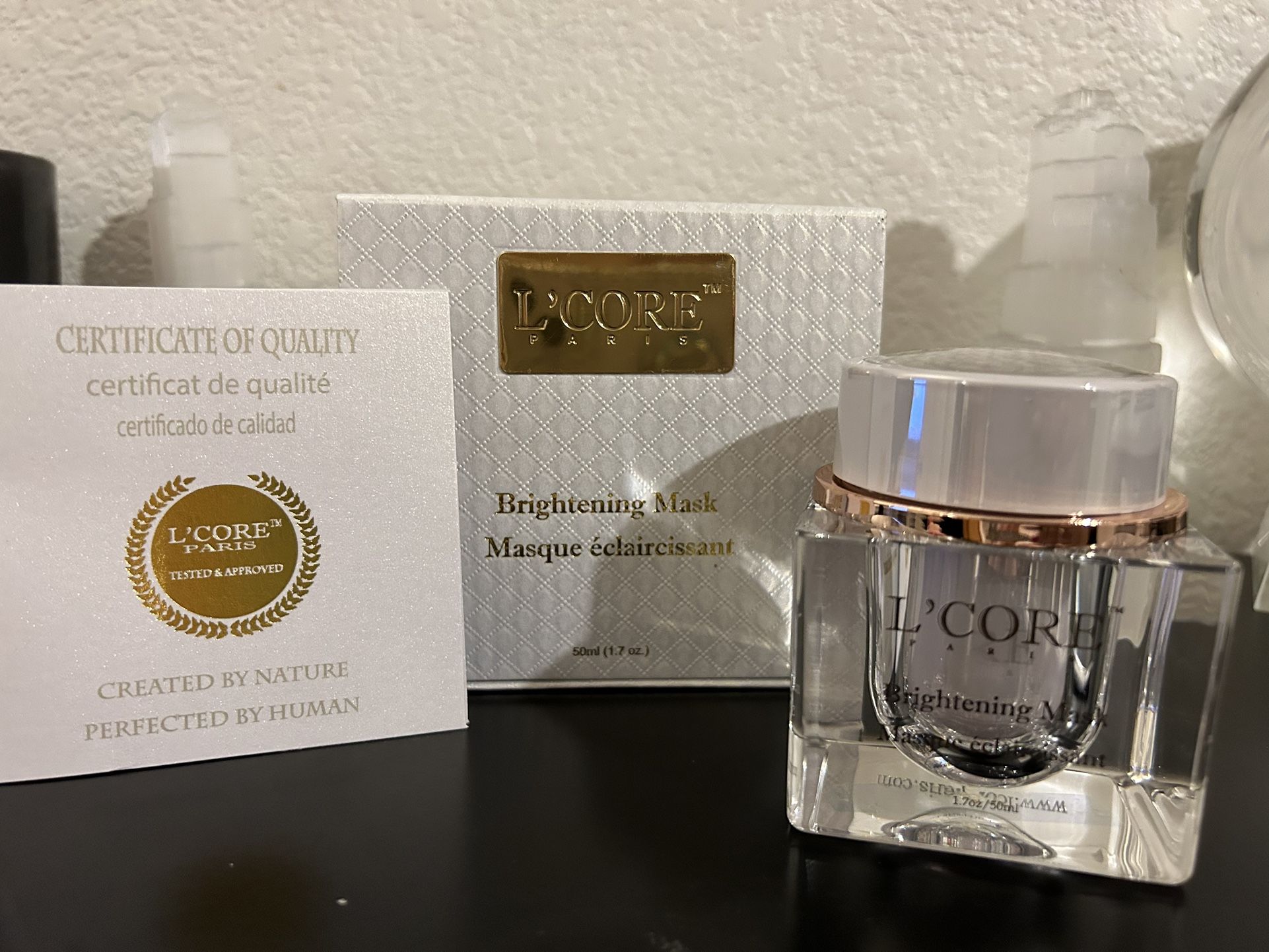 L'CORE Paris Brightening Mask Retails @$1,250 W/Certificate