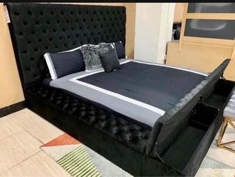 NEW QUEEN SIZE STORAGE BED WITHOUT MATTRESS AND FREE DELIVERY PAY ON ARRIVAL