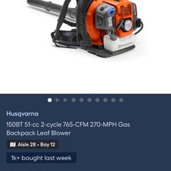 Husqvarna 150BT Backpack Blower 