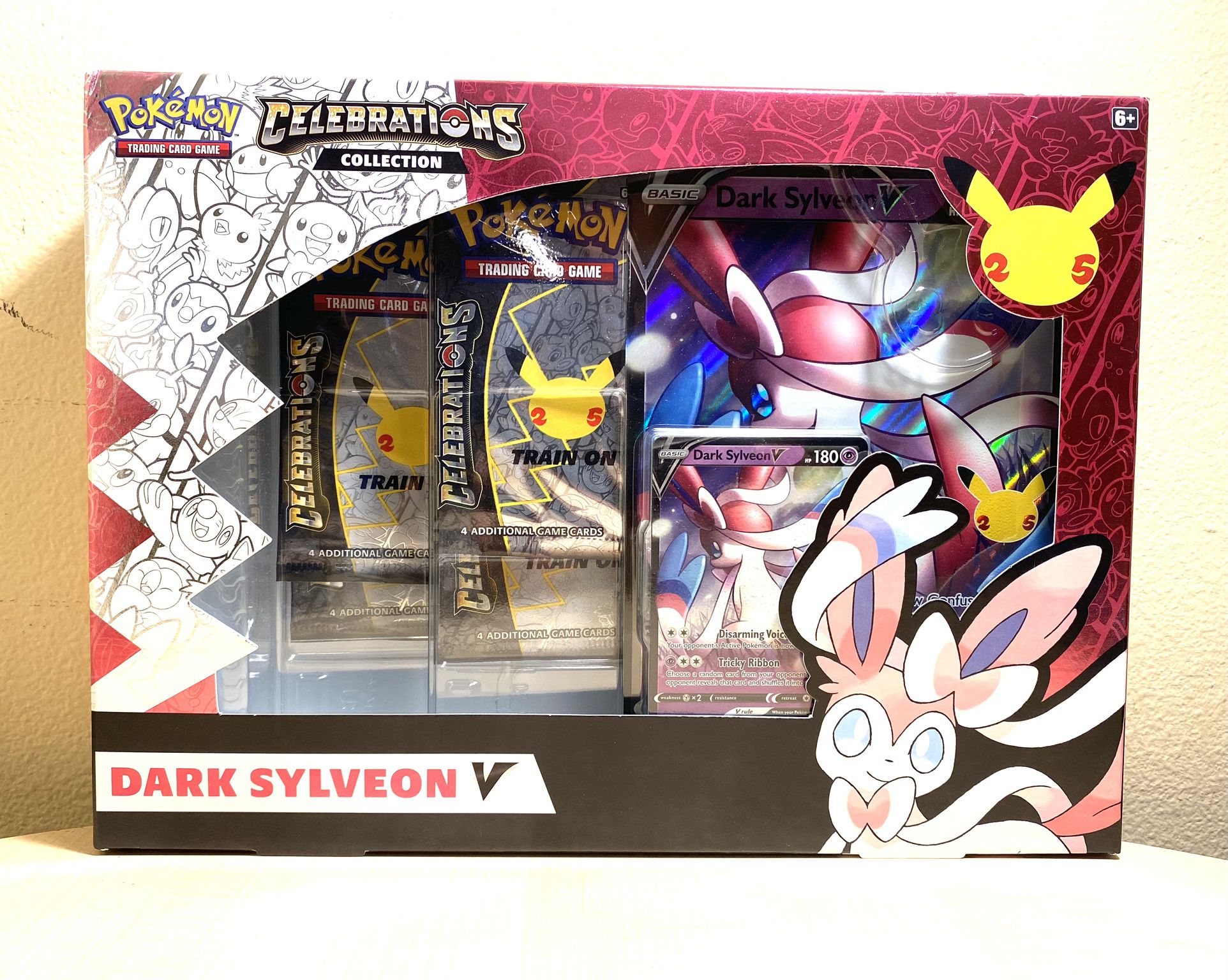 Pokemon Cards: Celebrations Dark Sylveon V Collection Box