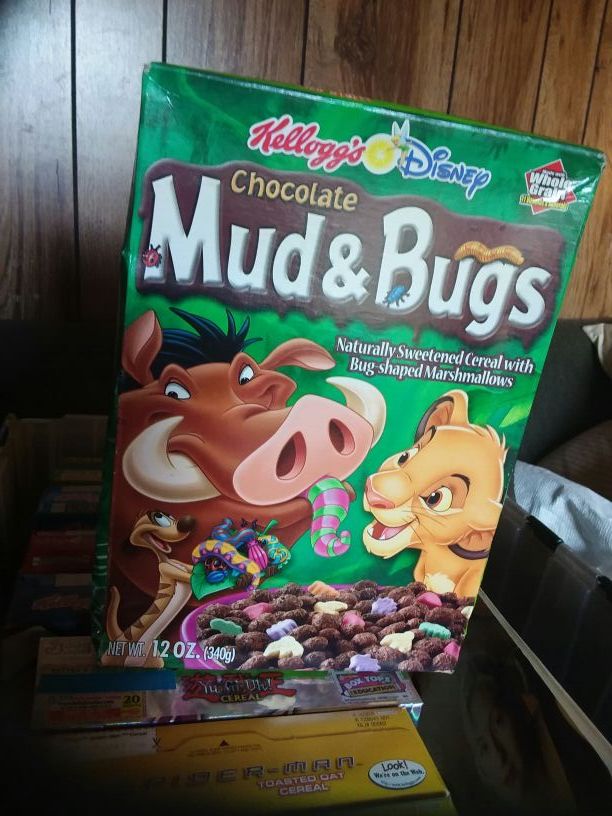 Unopened box kelloggs Mud & Bugs cereal