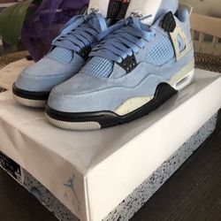 Nike Air Jordan 4 Retro “University Blue” Sz 10 