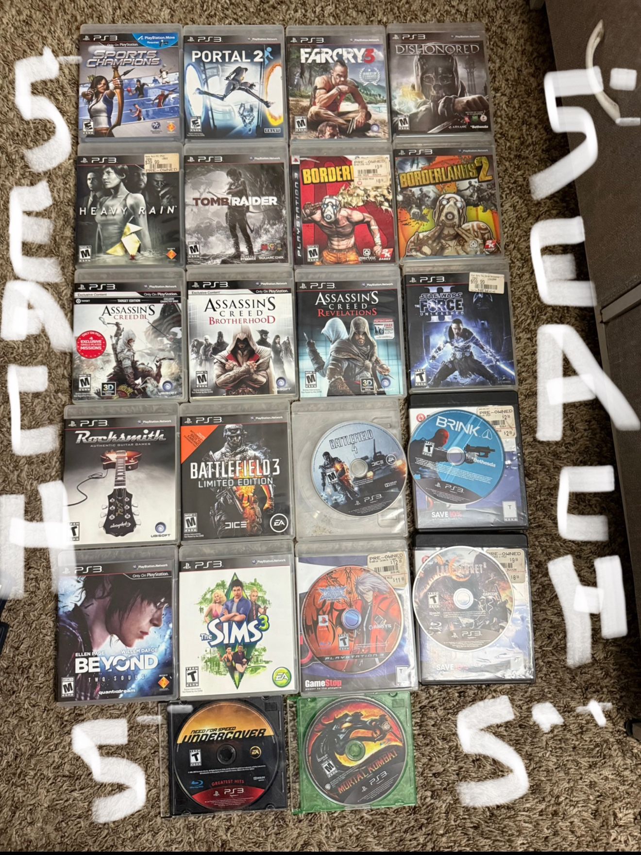 Video Games PC,PS4,PS3 ,PS2,DS,Xbox 360 $5 EACH Swipe Left ππ½ For Pictures
