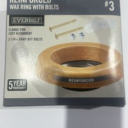 Wax Ring With Bolts