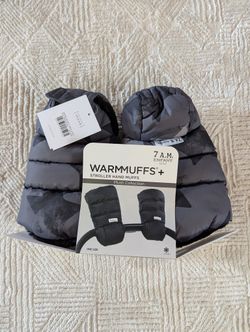 7am Plush Warmmuffs - Stroller Mittens (New)