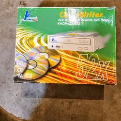 NEW K hypermedia 52X CD-ReWriter Internal CD-RW Computer Drive khcrw522452