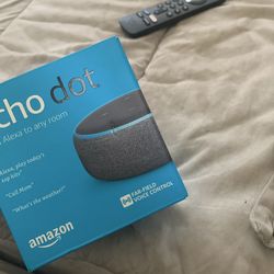 Amazon alexa echo dot