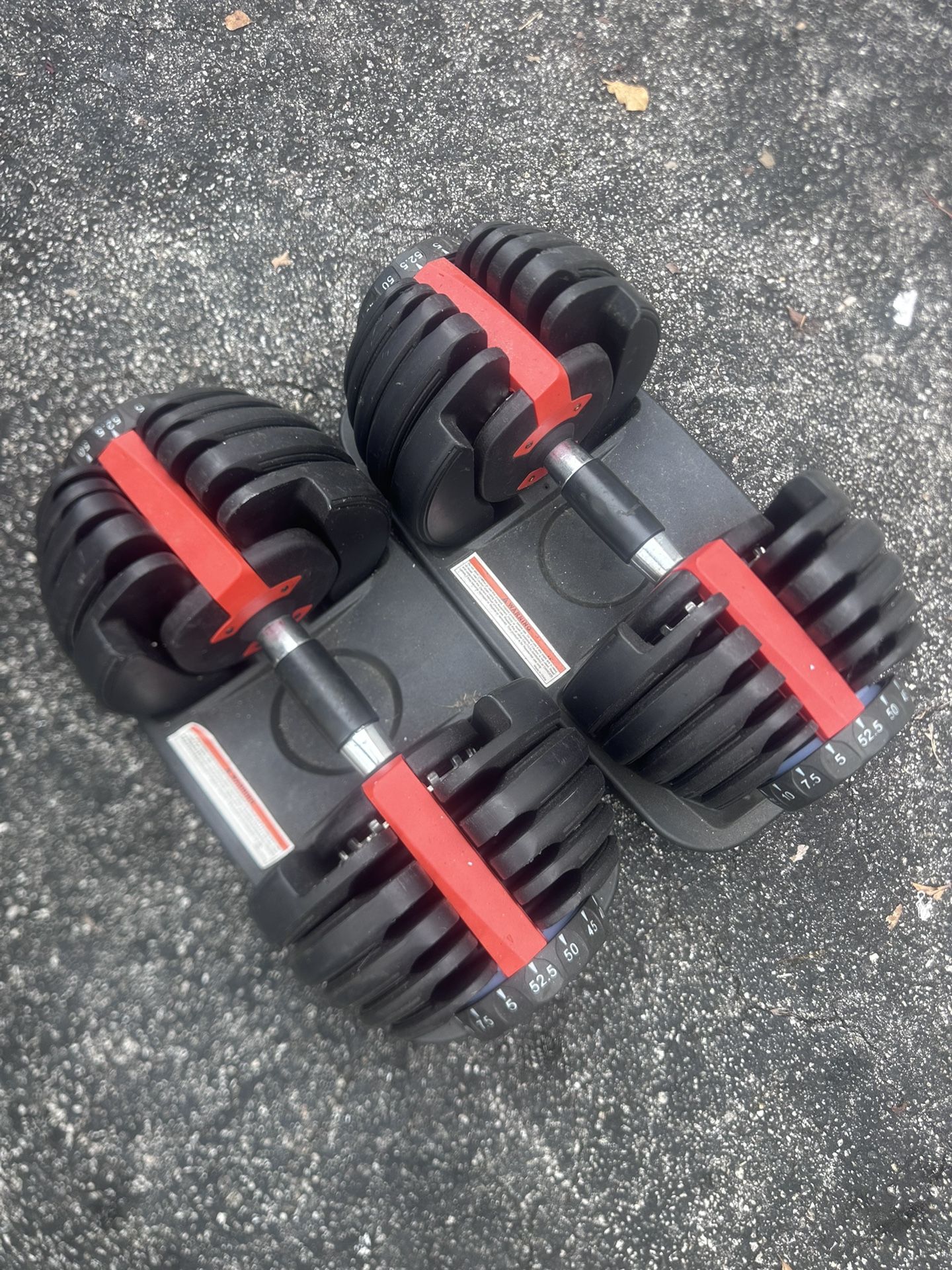BowFlex select tech set dumbbells 