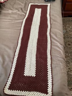 Handmade Crochet Table Runner or Blanket