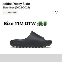 Adidas Yeezy Slide Slate Grey Size 11M