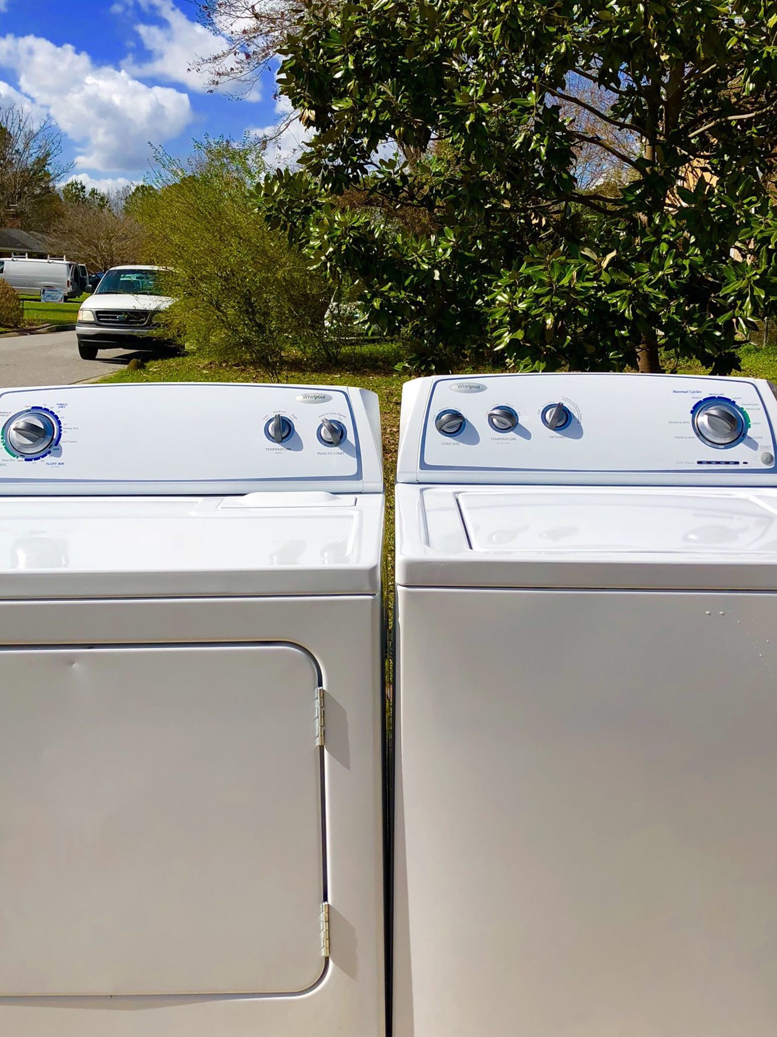 🌊 Updated Super Capacity Matching Whirlpool Washer&Dryer Available 🌊