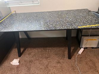 Dining table 67x 33.5  h 28"