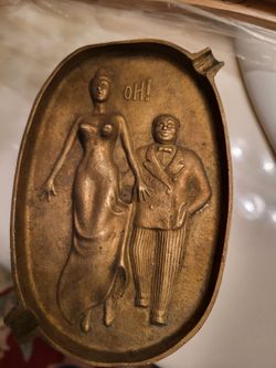 Antique ashtray from the nineteen forties