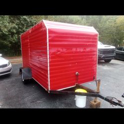 6x12 Trailer  6ft Tall -  New tires Etc