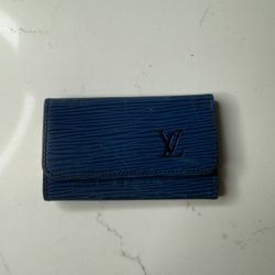 Louis Vuitton Epi Blue Keyholder 
