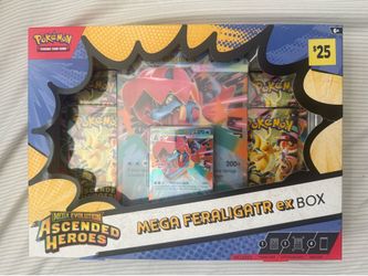 Ascended Heroes Mega Feraligatr ex Box
