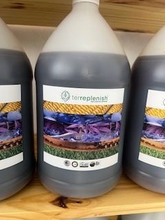 Terra Plenish Organic Soil Microbes Regenerative Fertilizer Amendment OMRI Listed Nitrogen-Fixing Live Soil Bacteria Fungus for Garden Lawn  Gallon