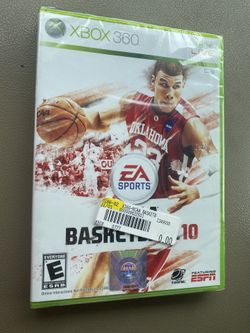 Ncaa basketball 2010 Xbox 360 Brand new sealed