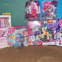 My Little Pony Bundle ALL NEW - Rainbow Dash, Pinkie Pie, Rarity Unicorn, Miss Pommel 