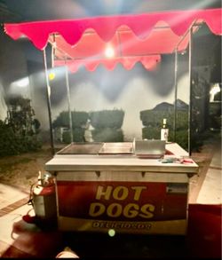 Hot Dog & Fries Cart