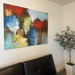 Beautiful Large Abstract Painting & Beach Painting - Modern Home Decor